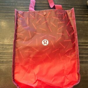 Set of 3 Lululemon Red Tote Bag